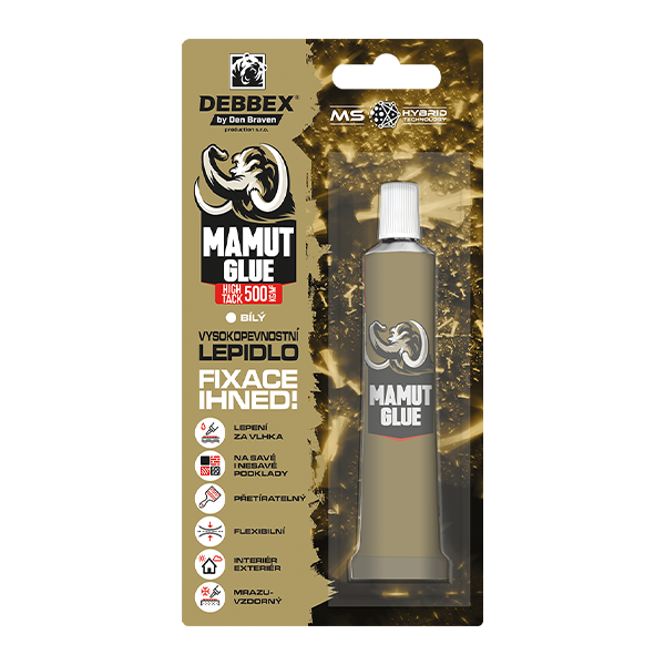 Den Braven MAMUT GLUE High Tack 25 ml, biele