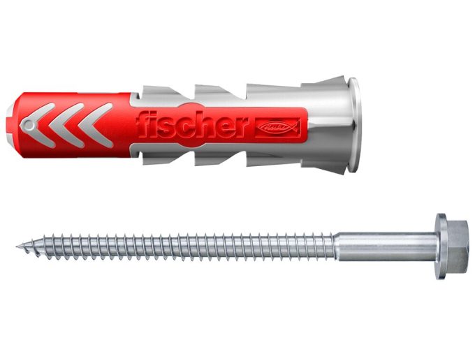 fischer DuoPower 10 x 50 S so skrutkou - blister 4 ks