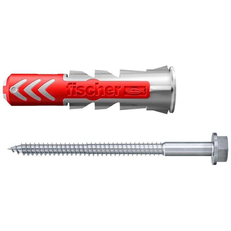 fischer DuoPower 10 x 50 S so skrutkou - blister 4 ks