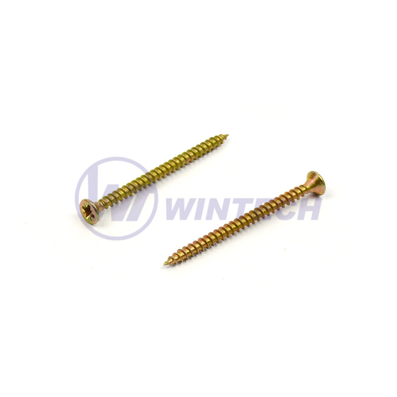 Vrut do dreva 3,5 x 40 mm PZ2, zápustná hlava, zinok žltý - blister 200 ks