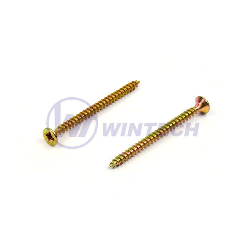 Vrut do dreva 4,0 x 50 mm PZ2, zápustná hlava, zinok žltý - blister 50 ks