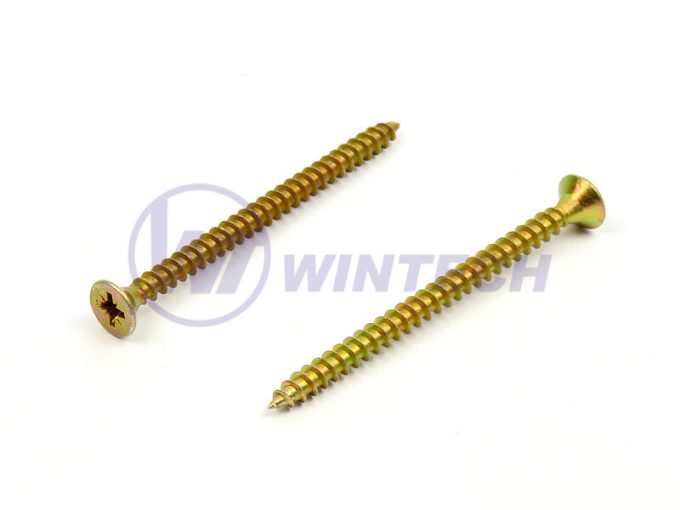 Vrut do dreva 5,0 x 70 mm PZ2, zápustná hlava, zinok žltý - blister 20 ks