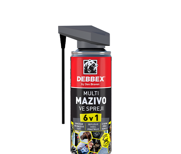 Den Braven Multi mazivo v spreji 6v1, 200 ml