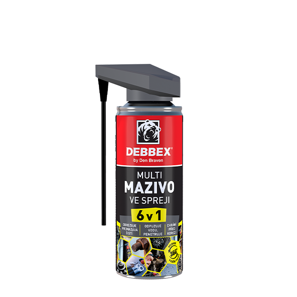 Den Braven Multi mazivo v spreji 6v1, 200 ml